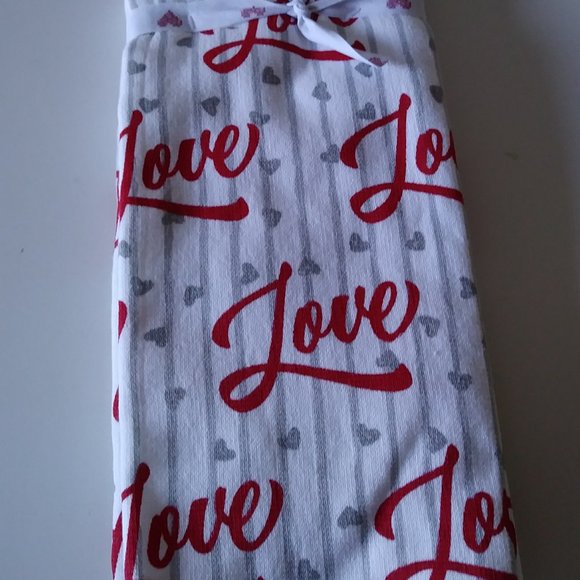 Love Words Print Kitchen Towel 2 Pack - Picture 7 of 16